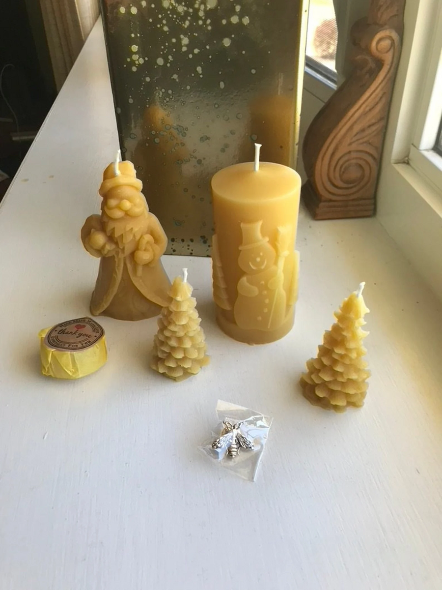 Christmas Beeswax Candle Gift Box – Bees Light Candles