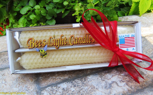 Beeswax Tapers - Bees Light Candles