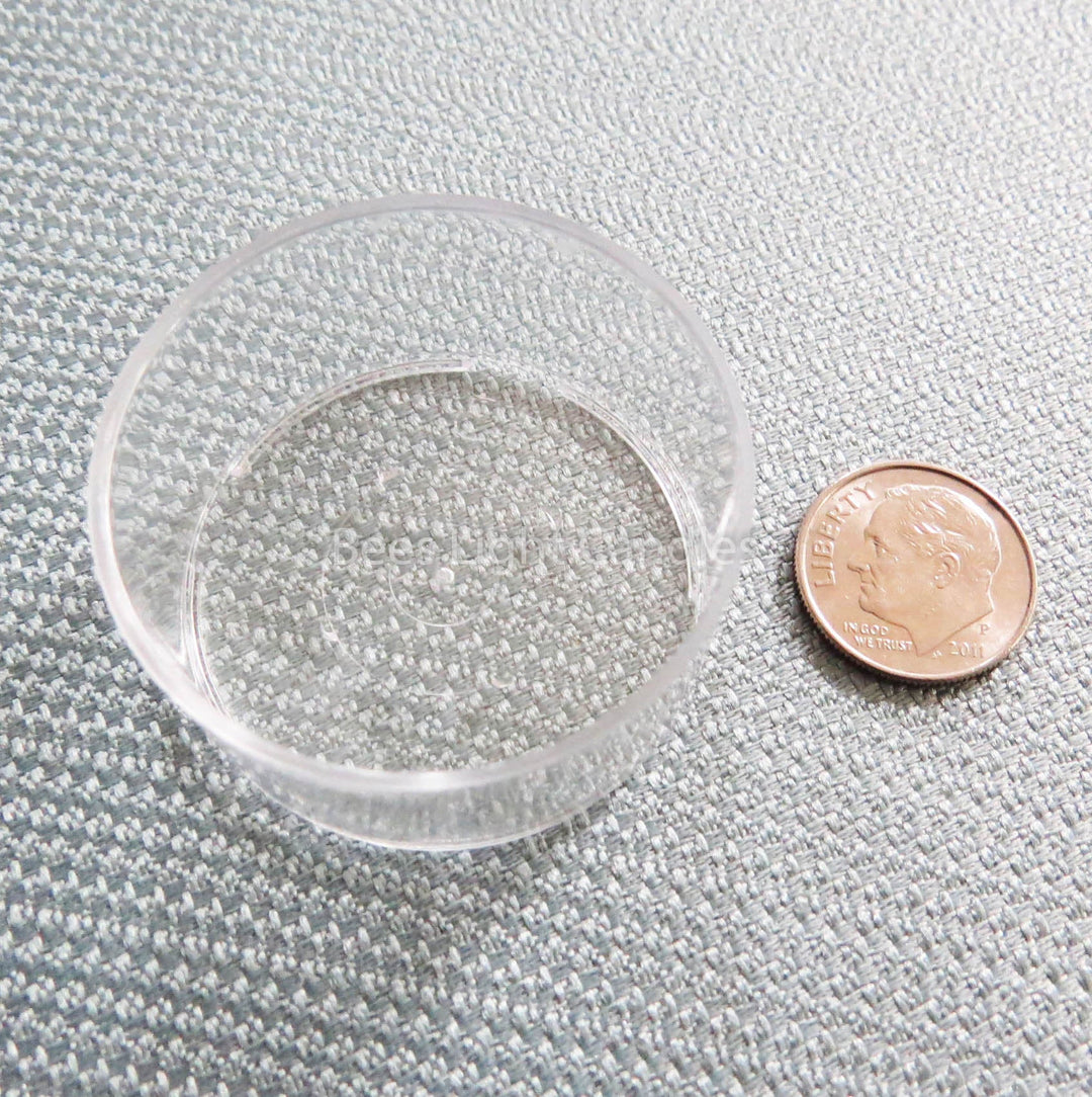 250 Clear Tealight Cups | Tea Light Candle Holders Polycarbonate | FAST SHIPPING | Containers | NEW | Candle Making Supplies | Bulk - Bees Light Candles