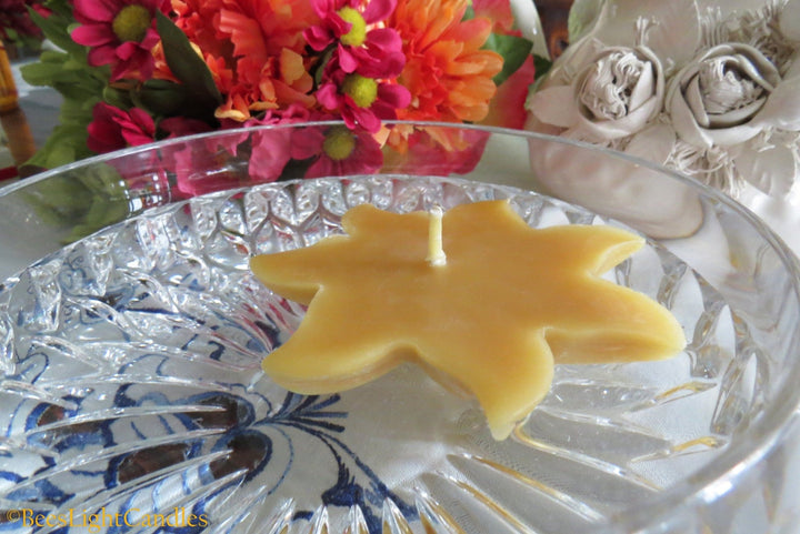 Floating Sun Beeswax Candle | 100% All Natural | Sun Wheel | Party Event | Floats in Water | Handmade | Summer | Pond | Bird Bath | Pool - Bees Light Candles