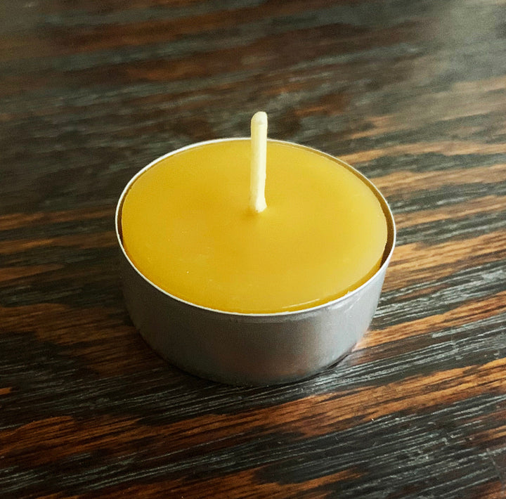 Tealight Beeswax Candles Aluminum Cups BULK