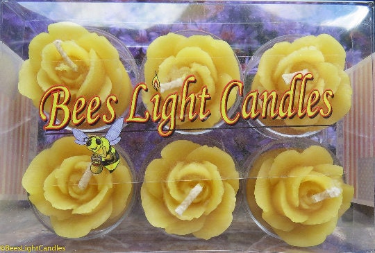 Rose Tealight Candle Set