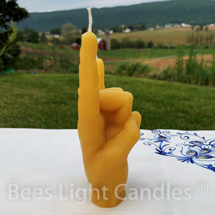 Rock On Beeswax Candle