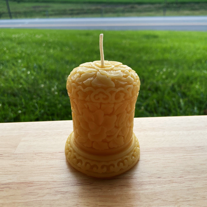 Victorian Bell Beeswax Pillar Candle