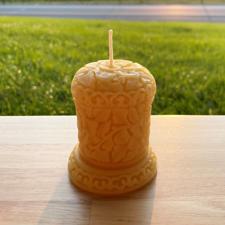 Victorian Bell Beeswax Pillar Candle