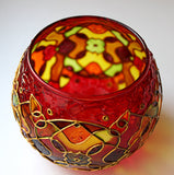 Red Kaleidoscope Holder - Bees Light Candles